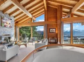 Chalet la Frenaie a Anzere avec vue sur les Alpes