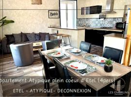 La Parenthèse, Appartement familial à Étel, tout à pied, hôtel à Étel