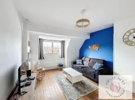 Le Cocon Bleu - Charmant Appartement 1 Chambre à Calais