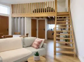 Escapade Cosy à Auxonne - Coin Nuit en Mezzanine