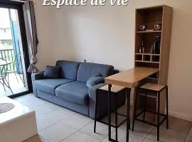 Studio l'aliva - avec balcon - résidence paisible