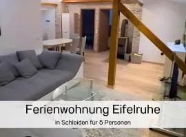Eifelruhe 1 - Gemütliche Ferienwohnung in Schleiden - für 5 Gäste - WLAN, Kamin, Parkplatz - perfekt für Familien, Naturfreunde und Monteure
