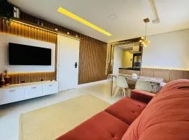 Sttelato Residence - Apartamento de 3 dormitórios na Praia Grande, totalmente mobiliado e decorado.