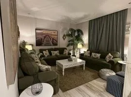 شقة مودرن بثلاث غرف نوم ومجلس معزول