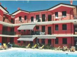 Modern apartment with garden and pool