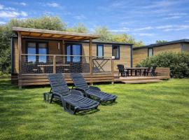 Torreilles में, होटल Le Lounge Mobil Home à 200 m de la plage, Parc aquatique Camping 5 étoiles Les Dunes