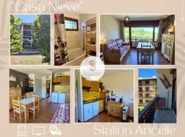 Casa Nieve Ancelle Station - Balcon vue sur les pistes