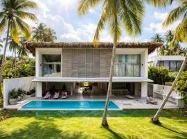 Villa de lujo aislada frente a la playa en Playa Manglar