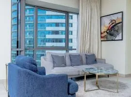 Nasma Luxury Stays - Fantastic Burj Khalifa View From This Fancy Condo