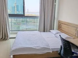 King bed sea view