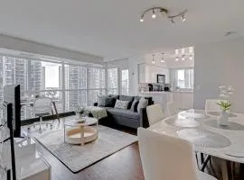 Crystal-pearl 2 Bedroom 2 Bathroom Condo in Heart Downtown Toronto