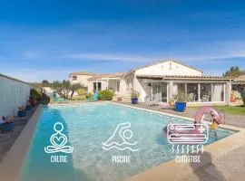 La Croisée des Oliviers - Piscine - Climatisé