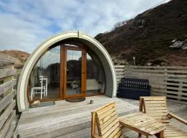 Handa pod in scottish highlands.