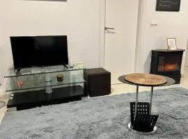 Comfortable apartment with balcony and huge pool