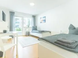 -MrLiving- Moderne Apartments im Pohlheim-Hausen, Einzelbetten, Smart-TV, Küche -PH01, PH02-