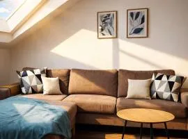 Moderne Ferienwohnung für Familien im Dachgeschoss