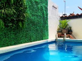 descanso ideal con alberca, hotel 