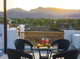 Alaya Stays Parvam Retreat 2-BHK Villa With Private Pool, Garden, Terrace & Aravali Hill Views