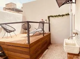 cactus apt with private little garden