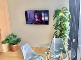 Espectacular Estudio en University Tower Reforma 2 camas dobles 4 personas