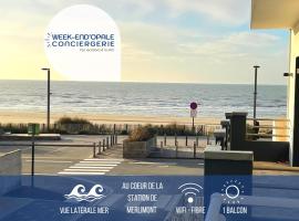 L’échappée avec vue sur la mer, hotel v destinácii Merlimont