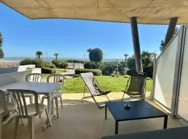 Appartement pour 4 pers avec terrasse, jardin, piscine et accès plage - Animaux admis - FR-1-194-218
