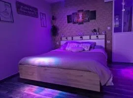 Studio avec jacuzzi , terrasse amenagée et wifi à Westrehem