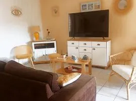 Mauguio-Carnon Apt T2 Tout Confort, Spacieux, Lumineux, Clim, Wifi, Balcon, parking privé, 15 mn des plages, de Montpellier