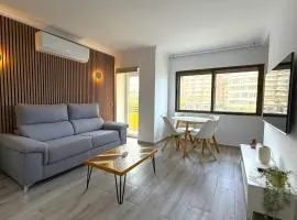 Apartamento de playa con piscina