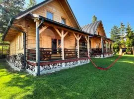 Borowikowe Zacisze drewniane domy z kominkami