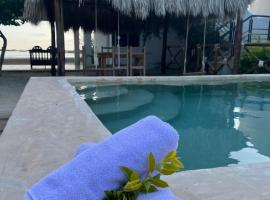 Casa flamingos, hotel em Chelem