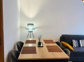 Bright 65m flat in city centre