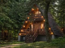 Leśna Sielanka domek z jacuzzi w lesie pod Górą Szczebel RELAX I SPORT