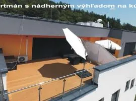 Penthouse apartmán s terasou - rezidencia Minerál