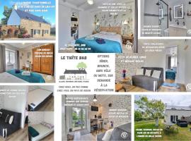 Le Tigîte B&B - entrée privée, petit déj-linge-ménage inclus, options repas, 2 espaces nuit séparés, 1 à 4 personnes, hotel din Allaire