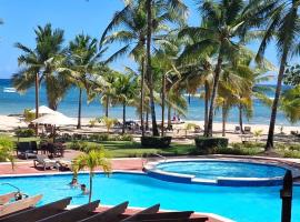 Acceso Exclusivo A Club De Playa Totalmente Gratis, Areas Sociales Con BBQ, Piscina, Jacuzzi, Gazebos, Baños, Ducha Exterior, Wifi, Netflix Y Al Lado De Minimarkets, Restaurantes, Bares, Tiendas, Campos De Golf, Hoteles, Bancos Comerciales, Etc, viešbutis mieste Gvajakanesas