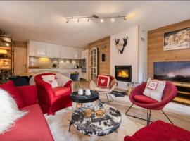 Christmas A6 Family Apartment Near the Slopes Méribel Plateau, hotel en Mussillon