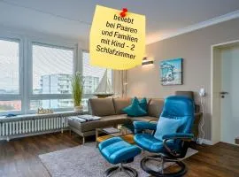 Skriien Mö TOP-Fewo 4 Sterne 5 Min zum Strand Balkon 2 SZ TG Zentrum