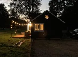 Scandi style Cabin in large garden beautiful views