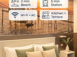 Heart of Pescara Elegant Suites - Chic Suites in Pescara Center & 2 steps from Sea - AC & Wifi, hotelli Pescarassa