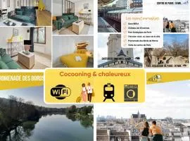 Studio lumineux, calme, RER à 5 min, bien placé