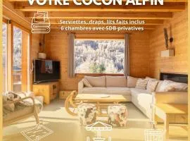 Chalet La Tanière avec piscine et sauna - Vars Saint Marcellin