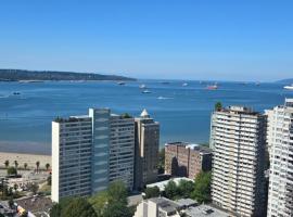 Apartment in Vancouver Downtown with Mountain & Ocean View, hotel di Vancouver