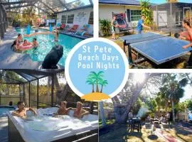 St Pete Oasis Heated Pool Hot Tub Pet-Friendly