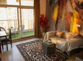 Luxurious 1BHK with Balcony Garden & City View