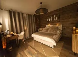 Chambre romantique Eden - Le Souffle du Saule - SPA
