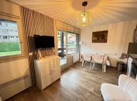 Studio cabine proche du village et piste Bardellle