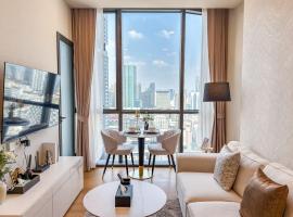 Central Bangkok New Condo Walk to Siam Paragon, hotel u gradu Pratunam