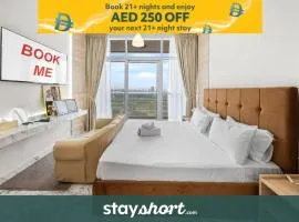 Free housekeeping visits during your stay - StayShort - Cozy Studio in DAMAC Hills that Sleeps 2