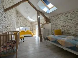 Aux portes du châteaux - spacieux et authentique